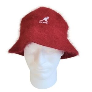 Orakl Kangol Fuzzy Bucket Hat Red